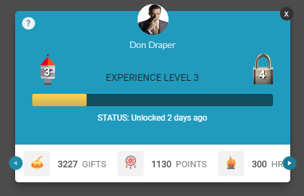 Simple profile view when hovering over username